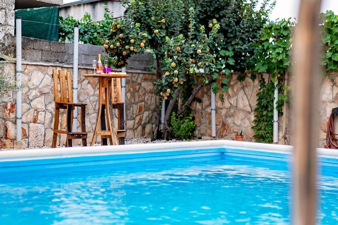 Villa Oaza Primosten With Heated Pool Ngoại thất bức ảnh